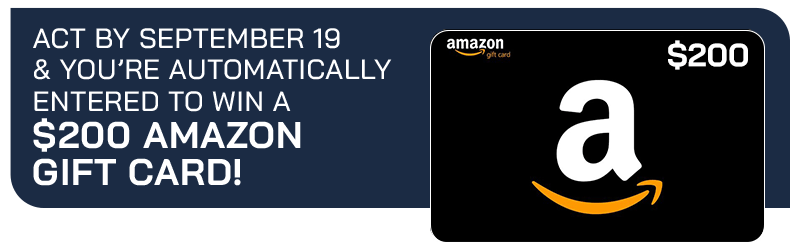 Enter to win a $200 Amazon Giftcard